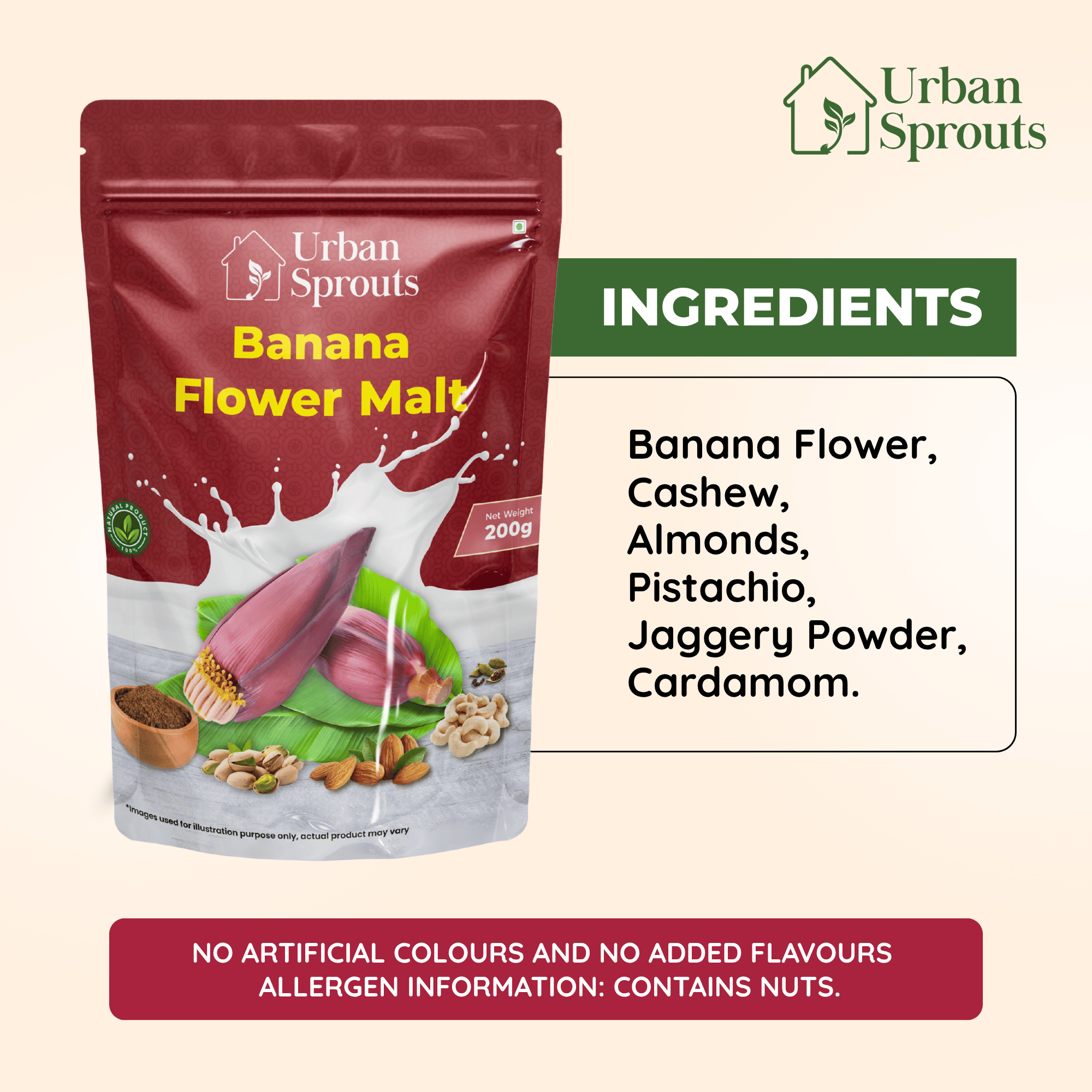Banana Flower Malt – Wholesome Health Drink for Kids & Adults