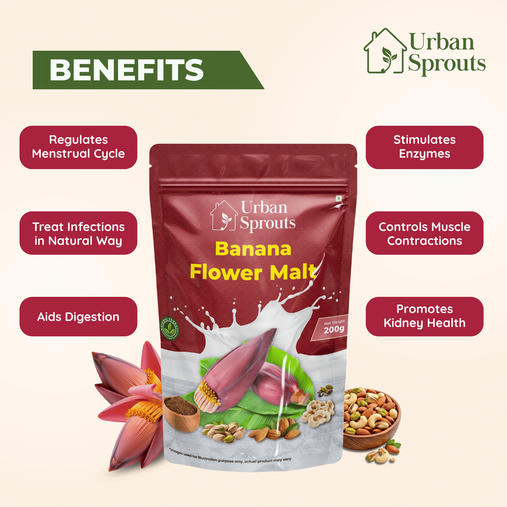 Banana Flower Malt – Wholesome Health Drink for Kids & Adults