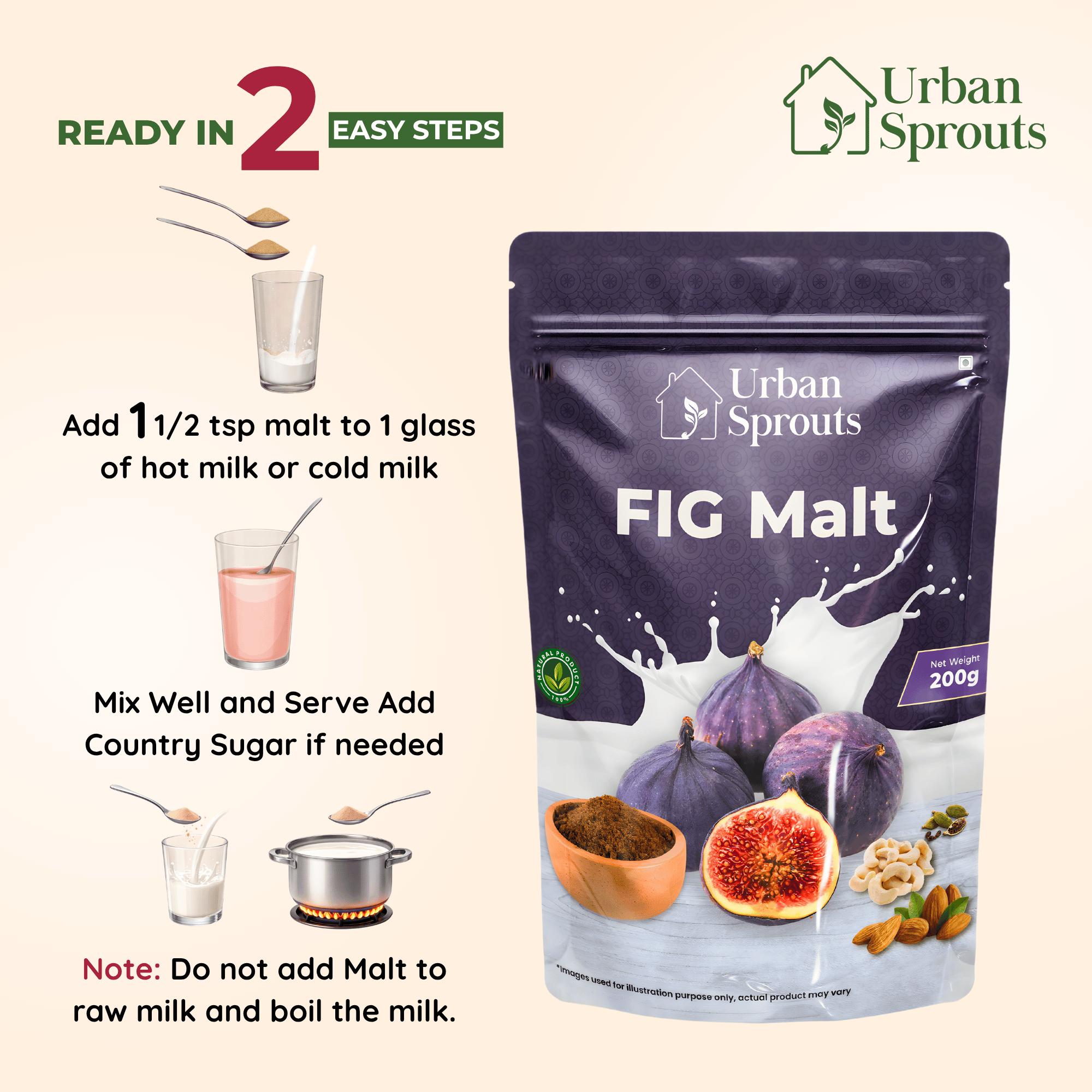 Fig Malt – Natural Energy Drink for Kids & Adults