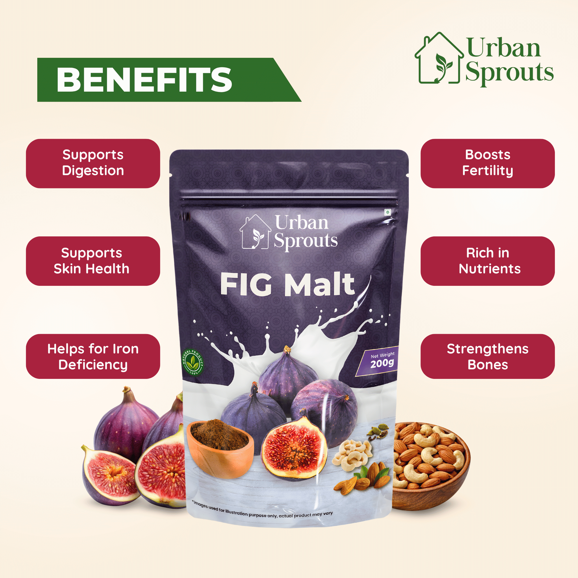 Fig Malt – Natural Energy Drink for Kids & Adults