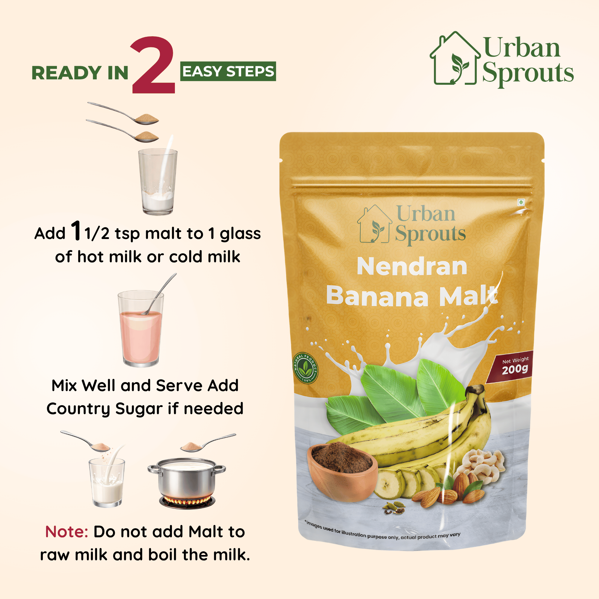 Nendran Banana Malt – Nutritious Health Drink for Kids & Adults