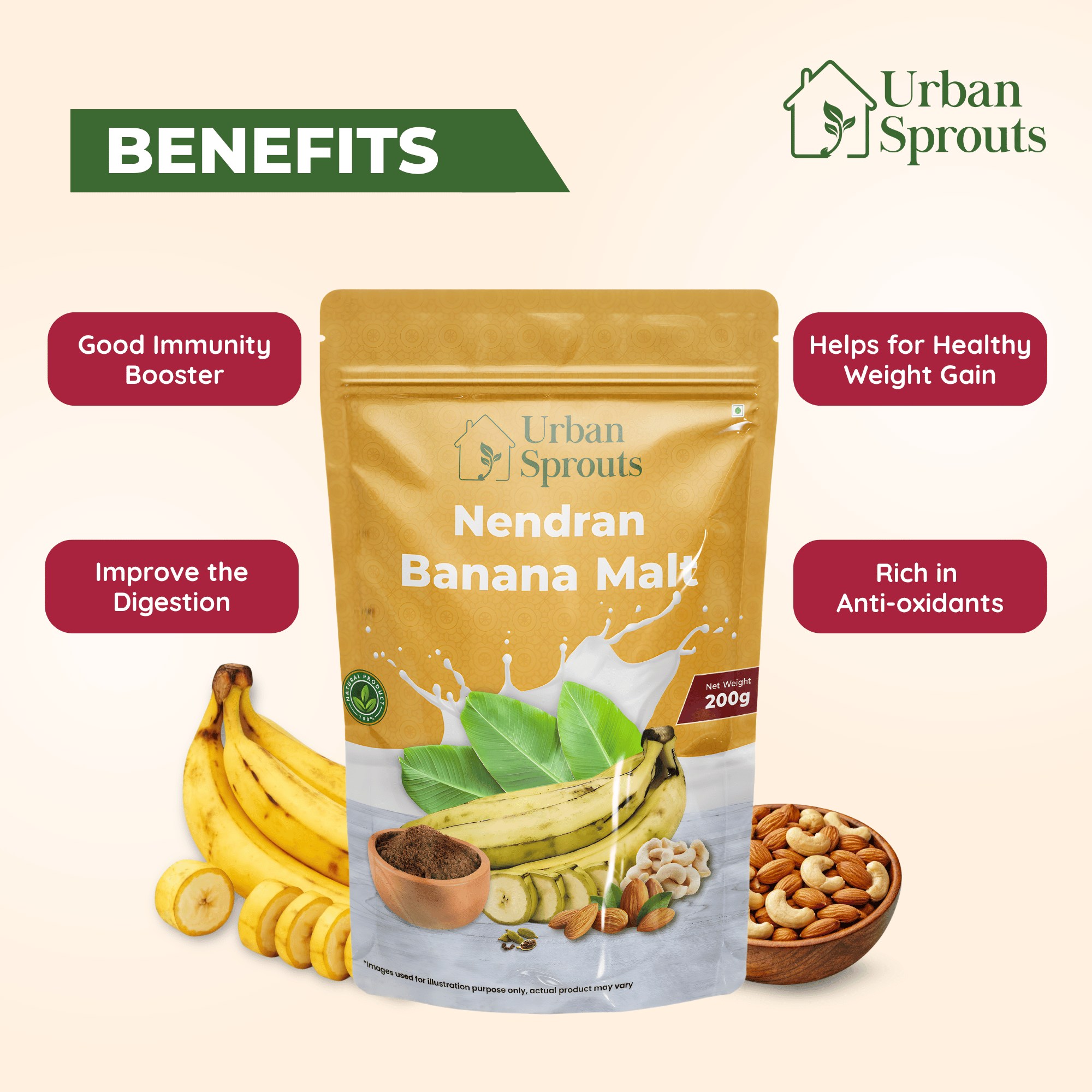 Nendran Banana Malt – Nutritious Health Drink for Kids & Adults