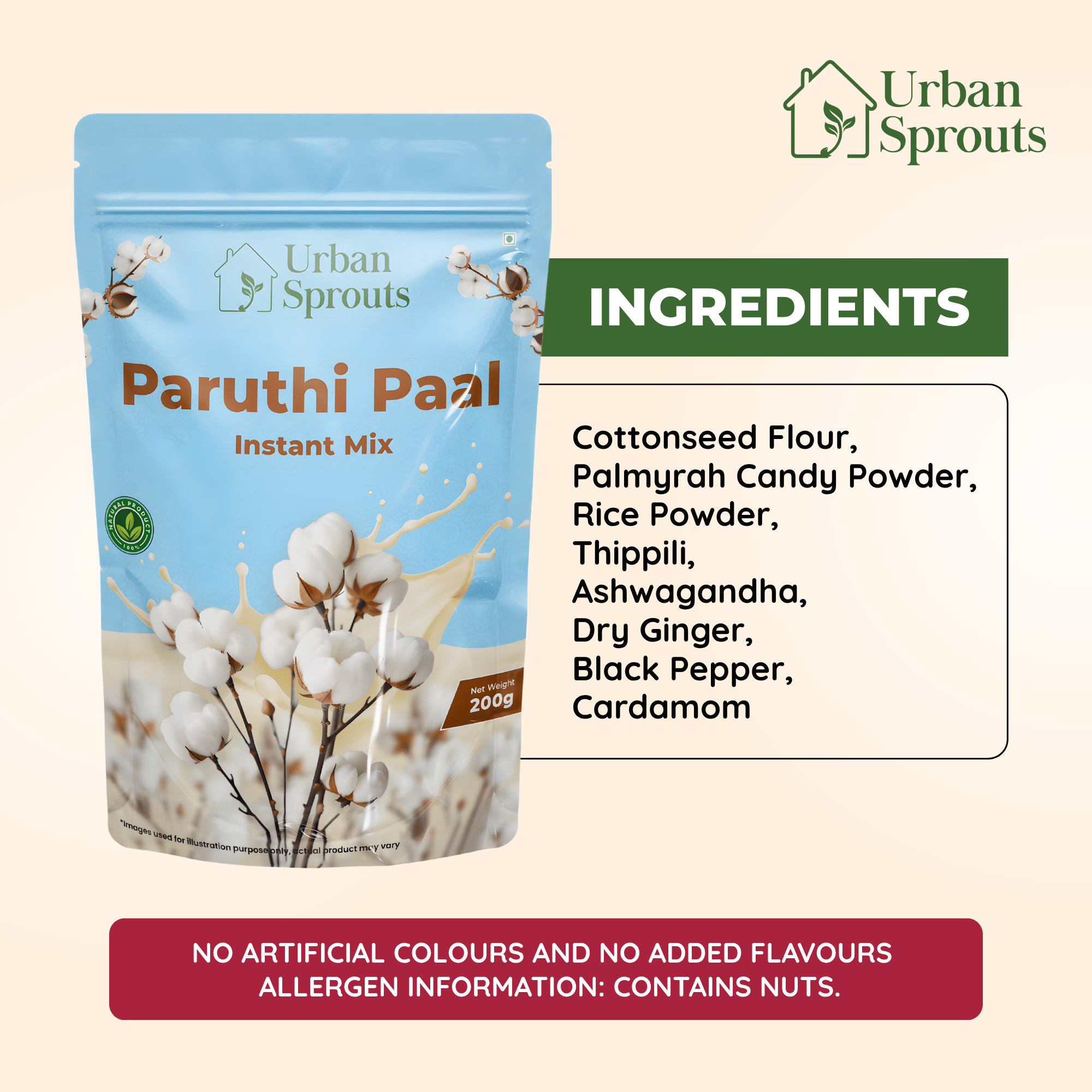 Paruthi Paal Mix – Traditional Wellness Drink for Kids & Adults