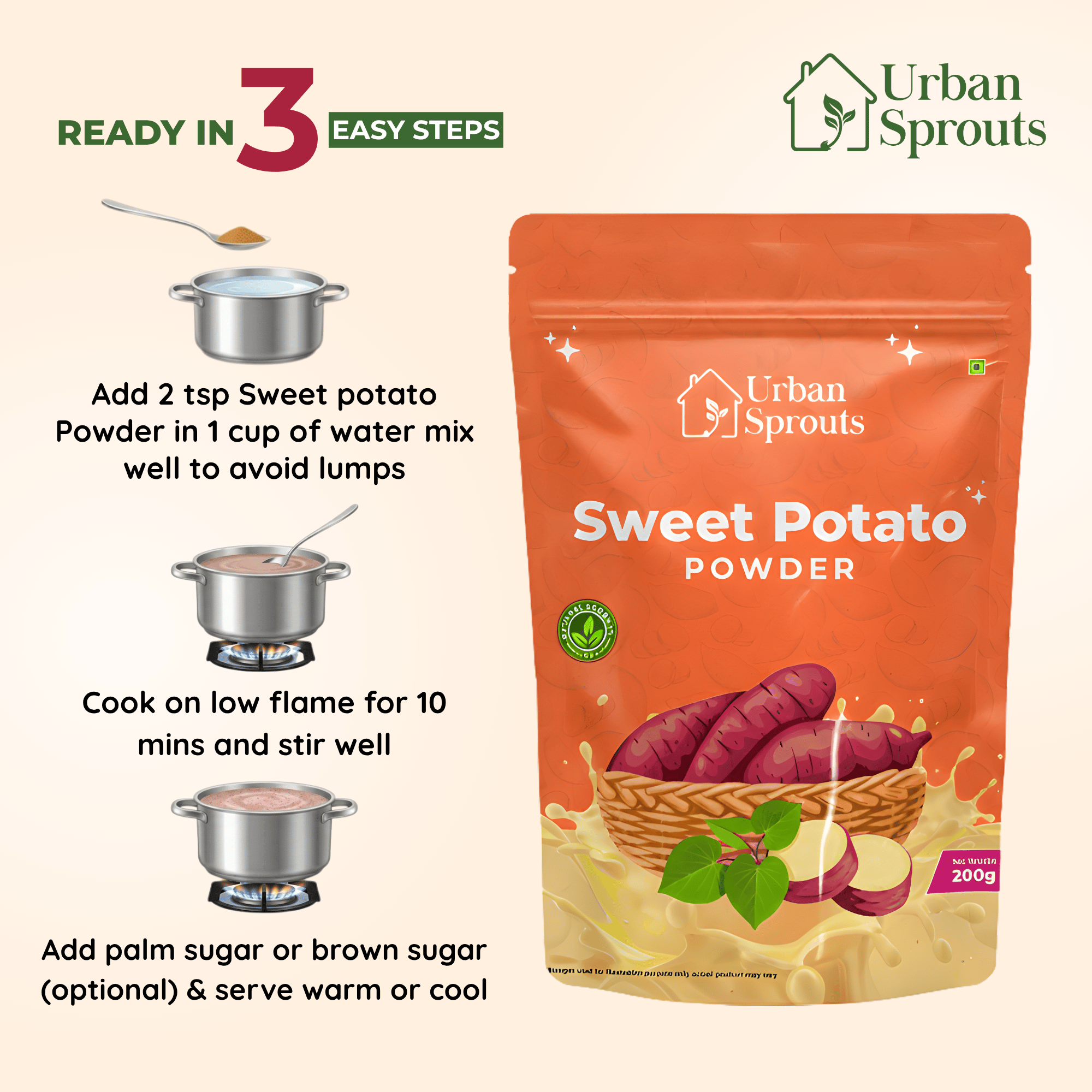 Sweet Potato Powder – Natural Nutrition for Growing Kids & Families