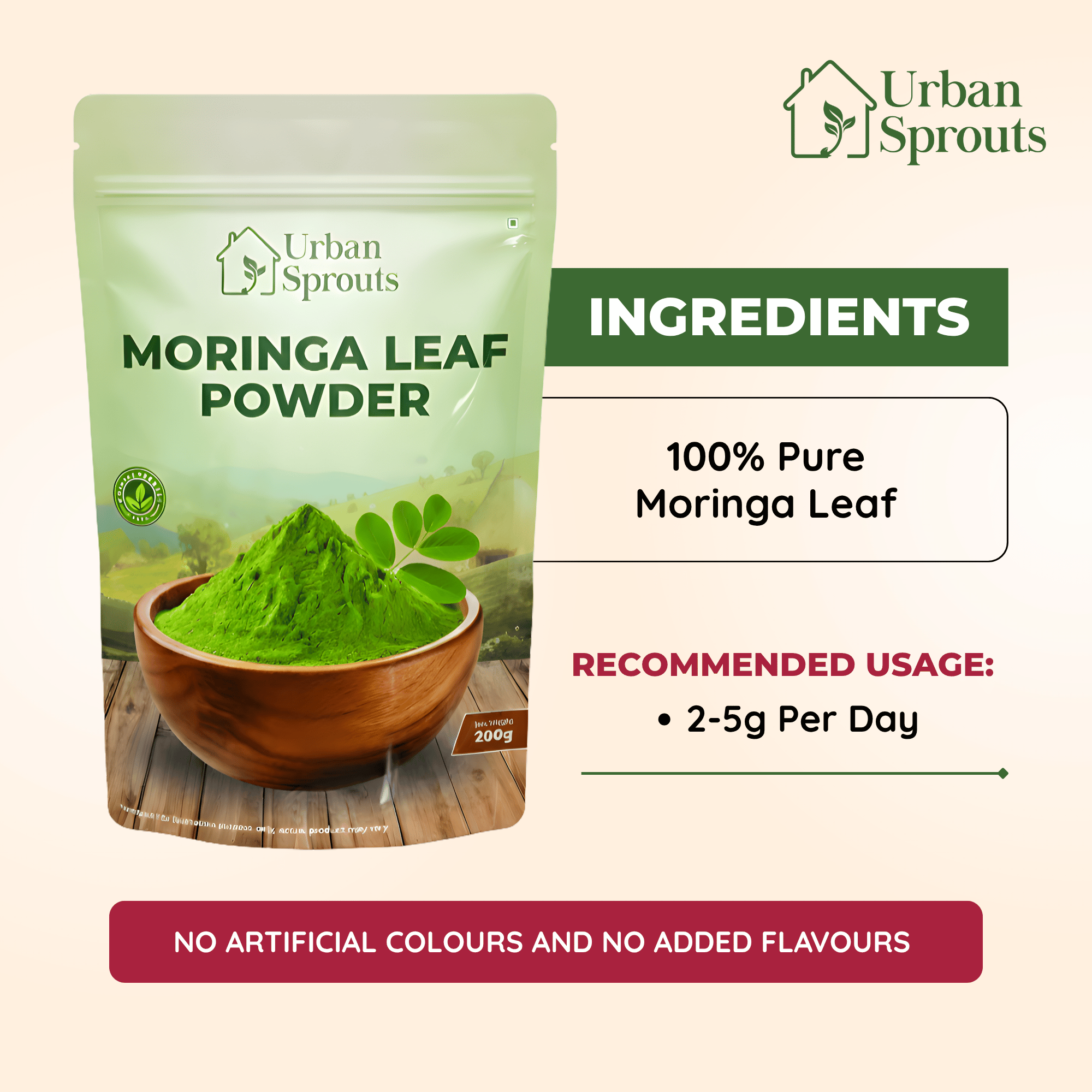 Pure Moringa Powder – Natural Daily Superfood