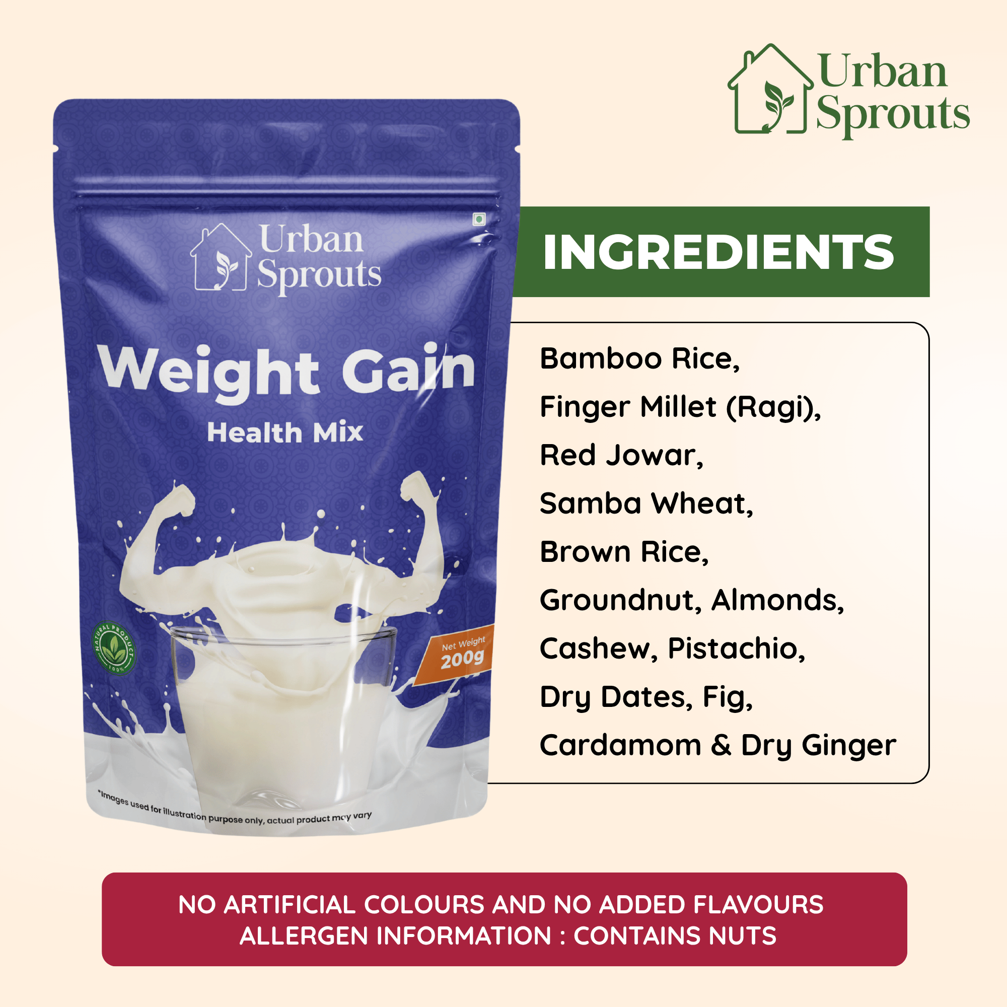 Weight Gain Health Mix – Nourishing Blend for Kids & Adults
