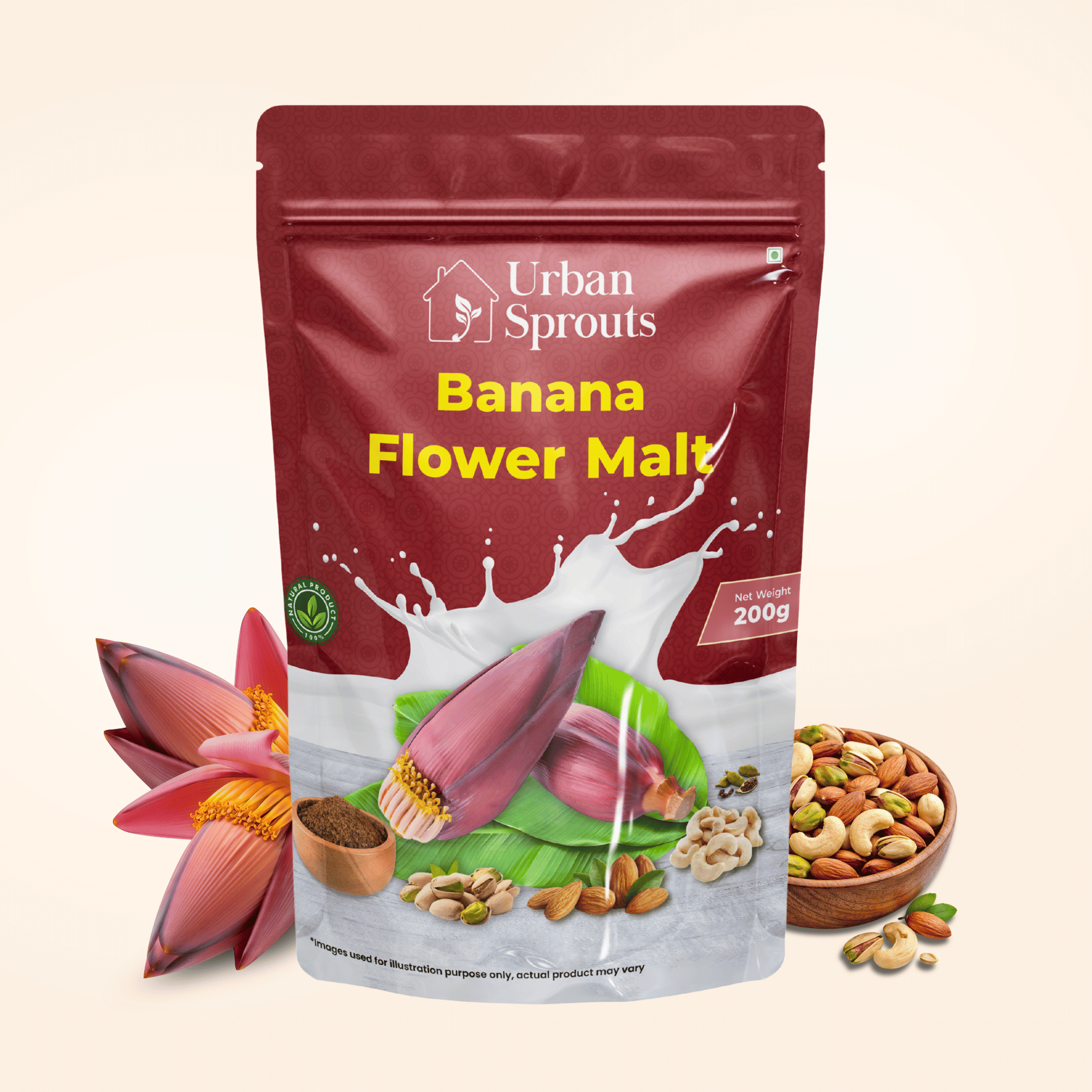 Banana Flower Malt – Wholesome Health Drink for Kids & Adults
